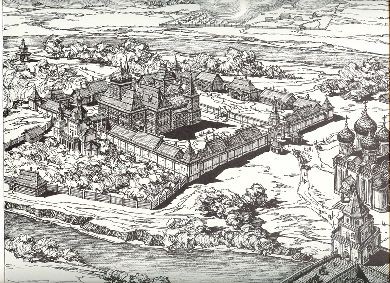 Чертежи измайловской вотчины и резиденции царя Алексея Михайловича.