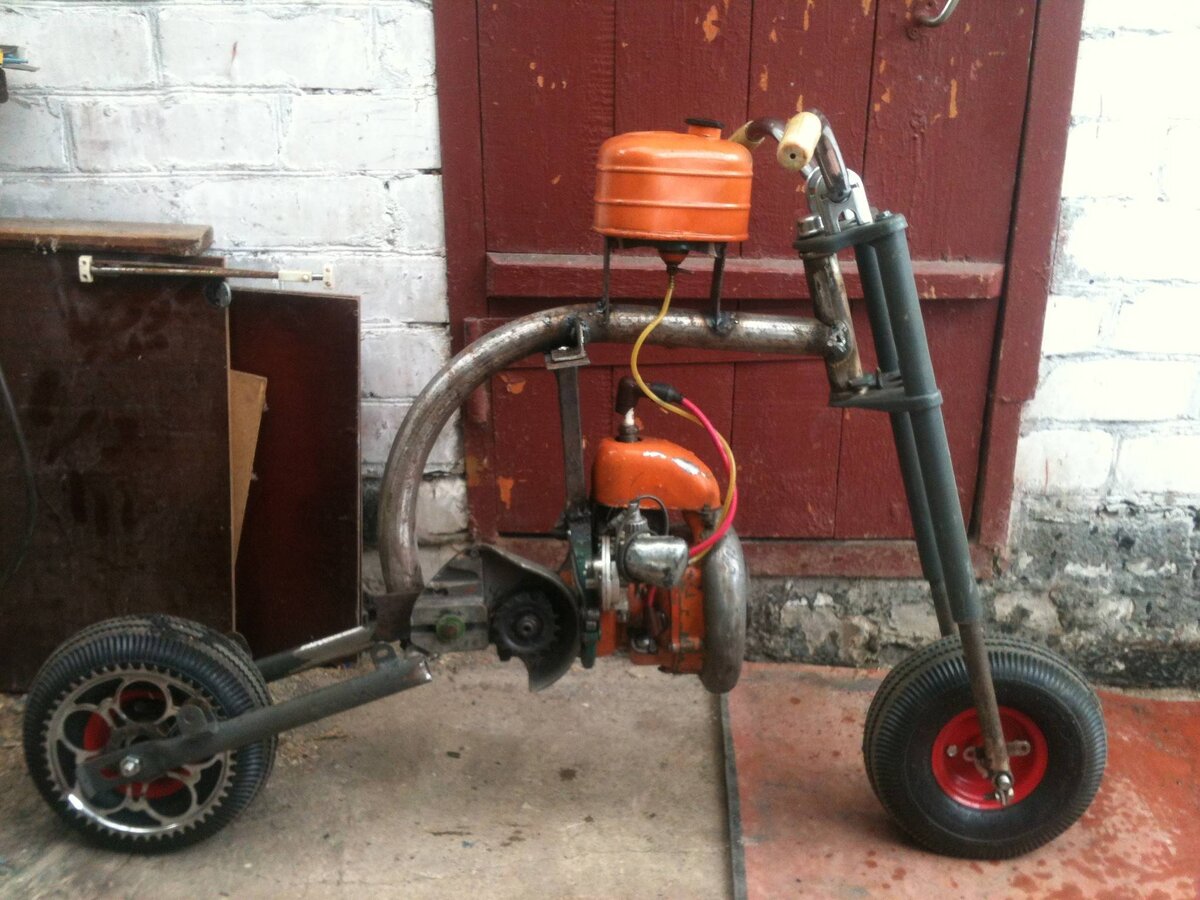 Болгарка из бензопилы