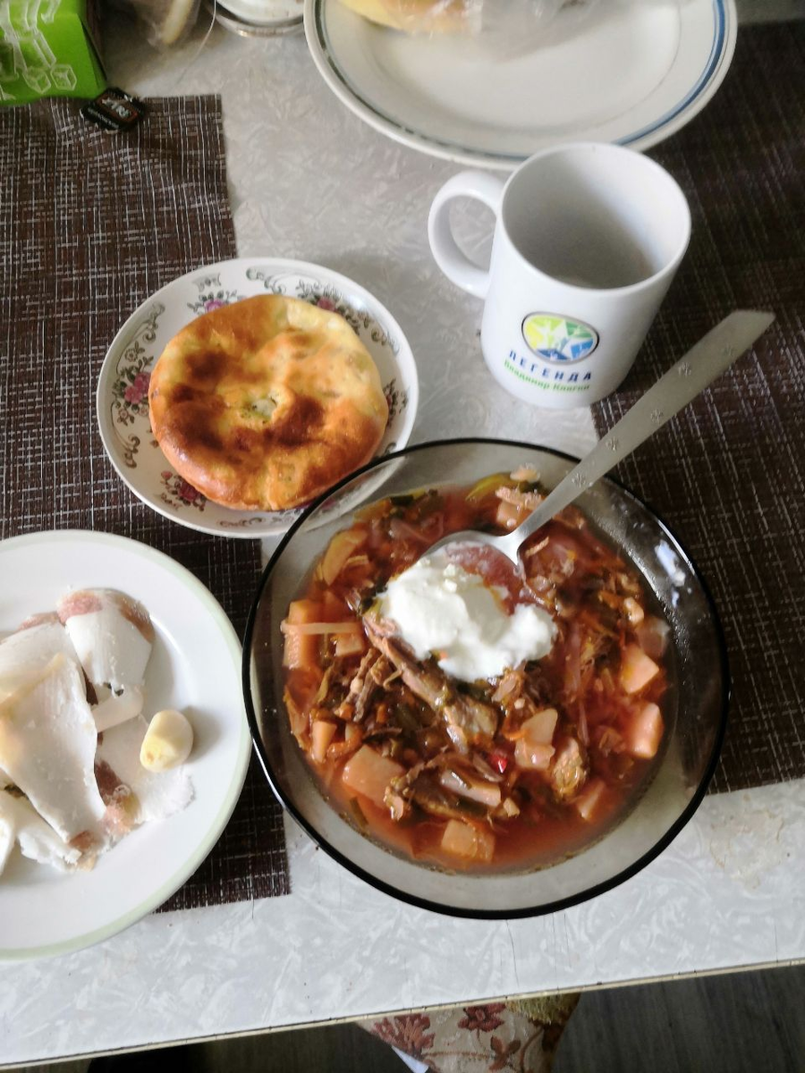 Борщ - с аксессуарами