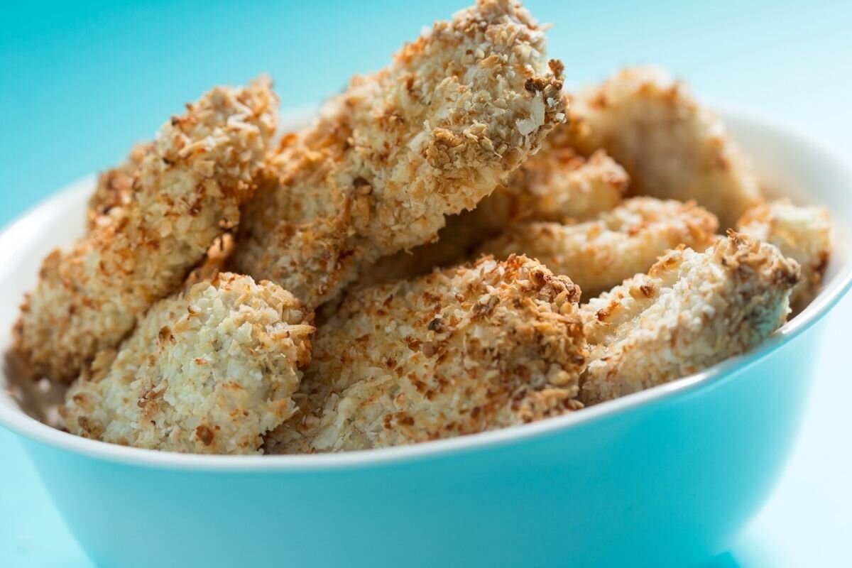 Куриные наггетсы в кокосовой панировке 