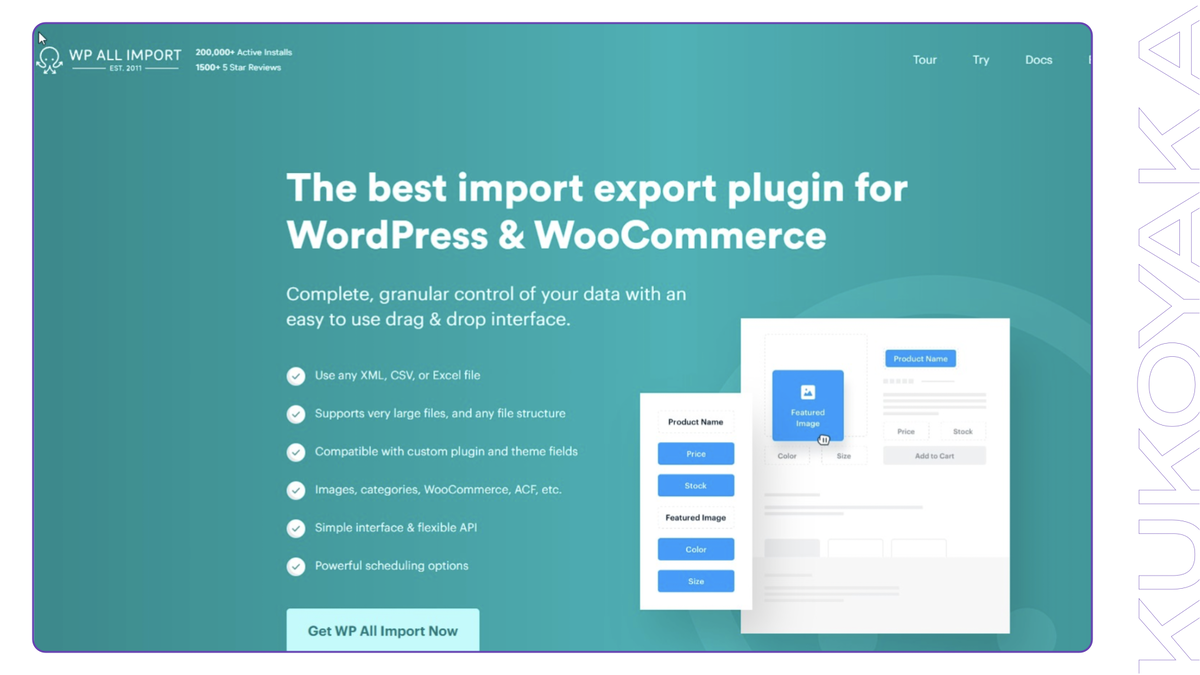 Модуль WP All Import в WordPres