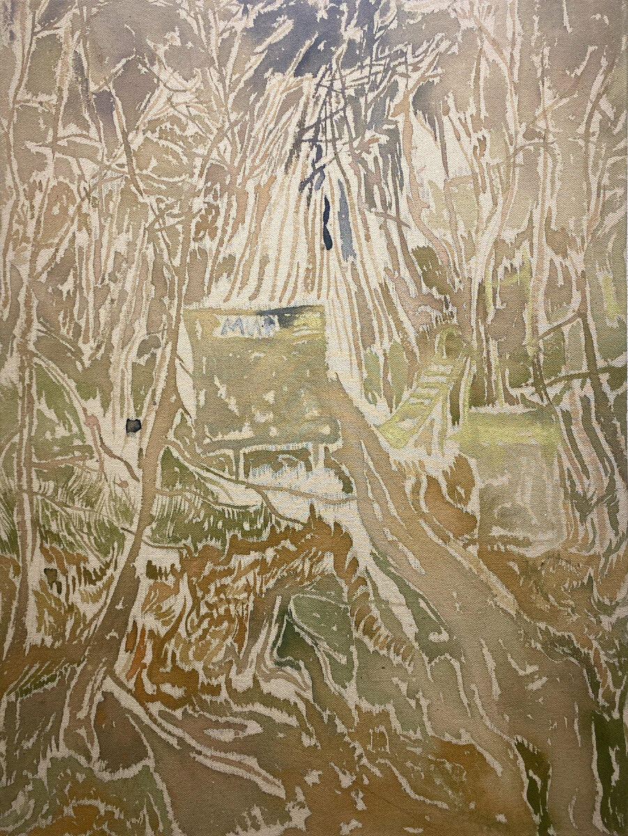 Мир, 61х46 см, холст, акрил, акварель