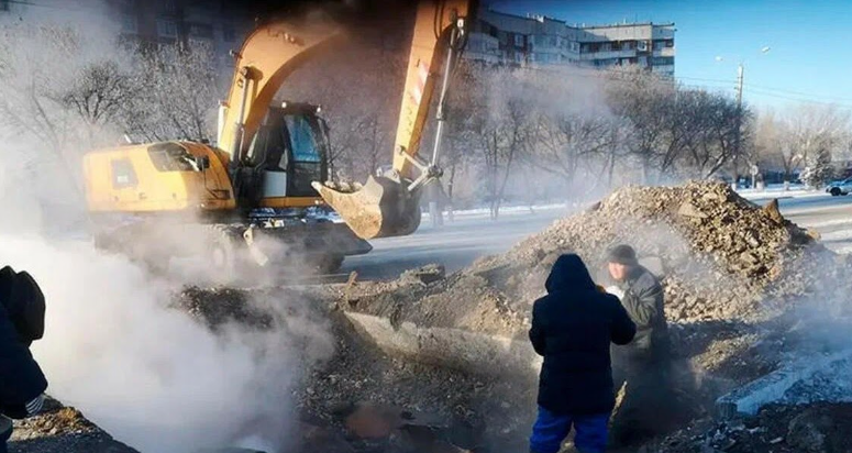 Порыв теплотрассы