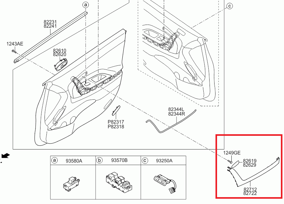 Kia Ceed (2012+). ЗАМЕНА СТЕКЛОПОДЪЕМНИКА ЗАДНЕЙ ДВЕРИ