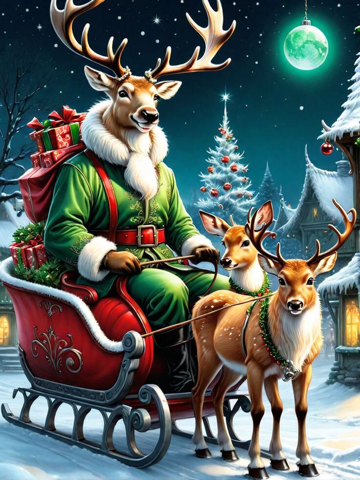 ОЛЕНИ САНТЫ: СОСТАВ УЧАСТНИКОВ ЭКИПАЖА САНТА КЛАУСА