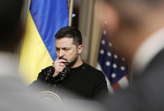    Владимир Зеленский во время визита в США