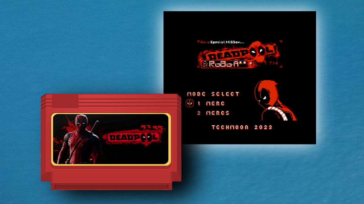  Оо дА Дэтпул теперь есть и на Денди🤪! Новая игра От авторов хаков «Deadpool» и «Deadpool Hardcore Edition» для NES,  игра «Deadpool Special Mission».