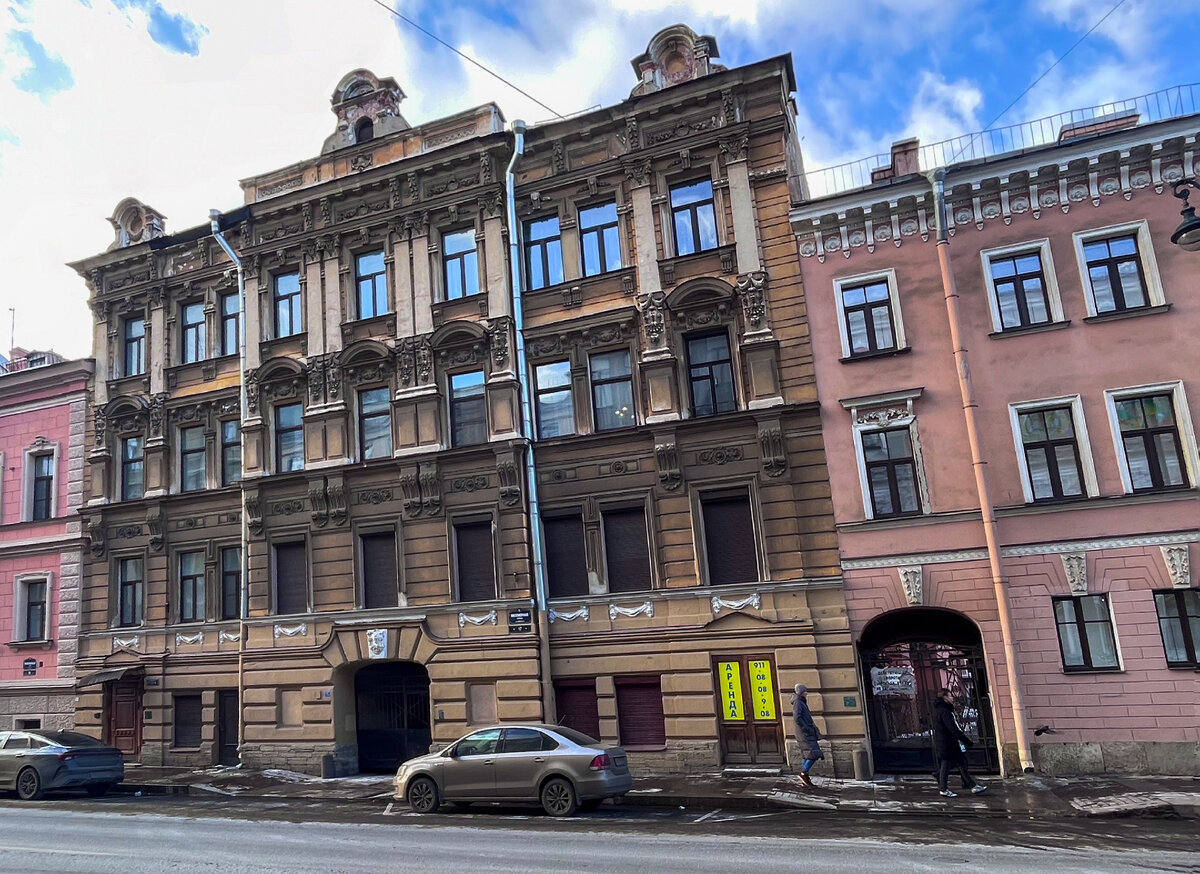 Особняк А.И. Ушакова, ул. Миллионная, 17. Фото автора