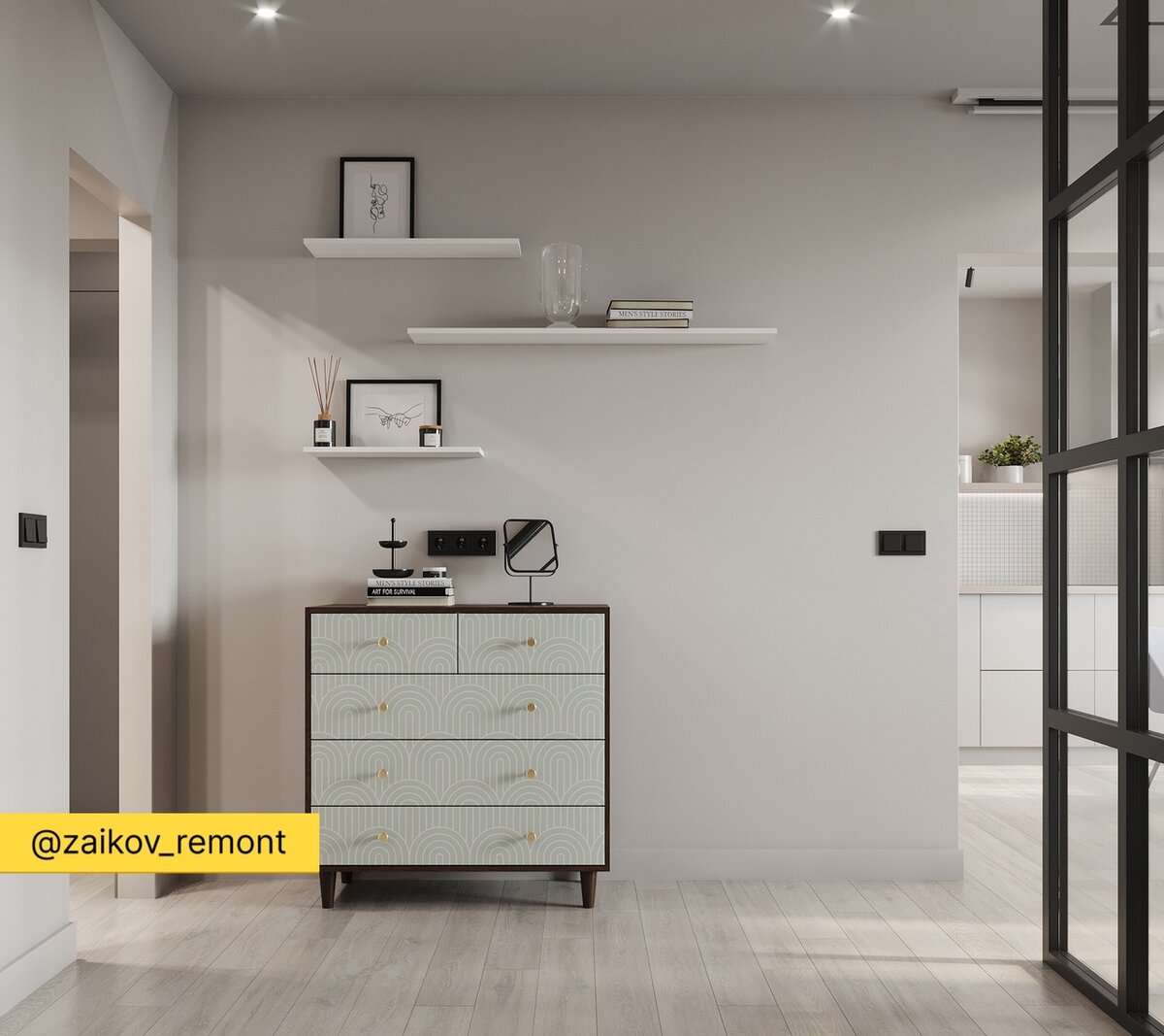 Светлый пол в интерьере, ЖК Легенда