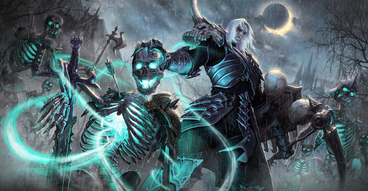 Вот так некромантов видят в массовой культуре (картинка из сети)