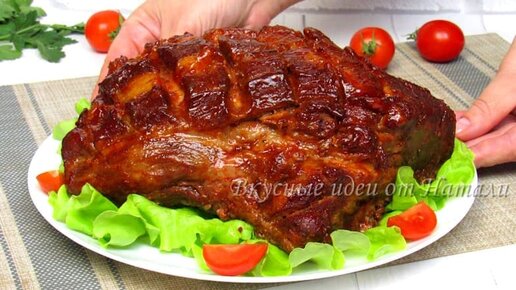 Свинина с горчицей запеченная в духовке - Пошаговый рецепт с фото. Вторые блюда. Блюда из мяса