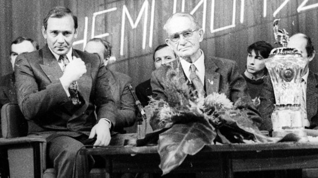 Олег Романцев и Николай Старостин. Фото Александр Федоров, «СЭ»
