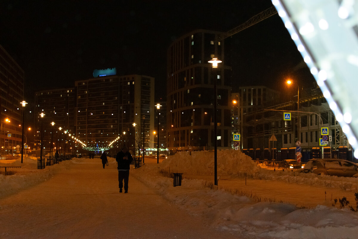 Красота вечернего города, зимняя прогулка по новому району | Мысли, Кофе и  Гитара | Дзен