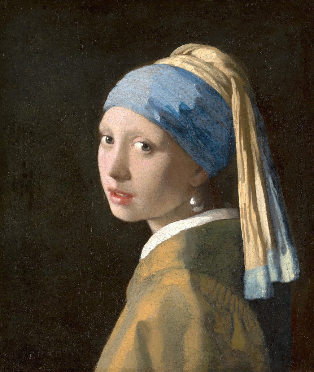 Девушка с жемчужной сережкой, Johannes Vermeer, 1665, Mauritshuis, The Hague, Netherlands