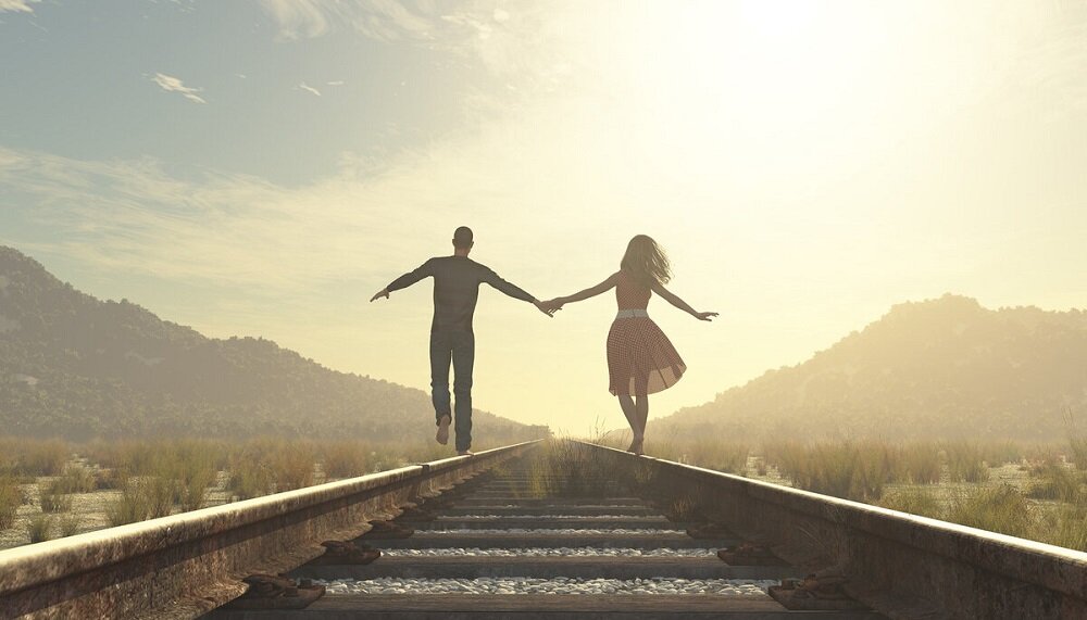 мандала рейки. мистические картины. идея путь к любви. мужчина и женщина на дороге. влюбленные на природе.