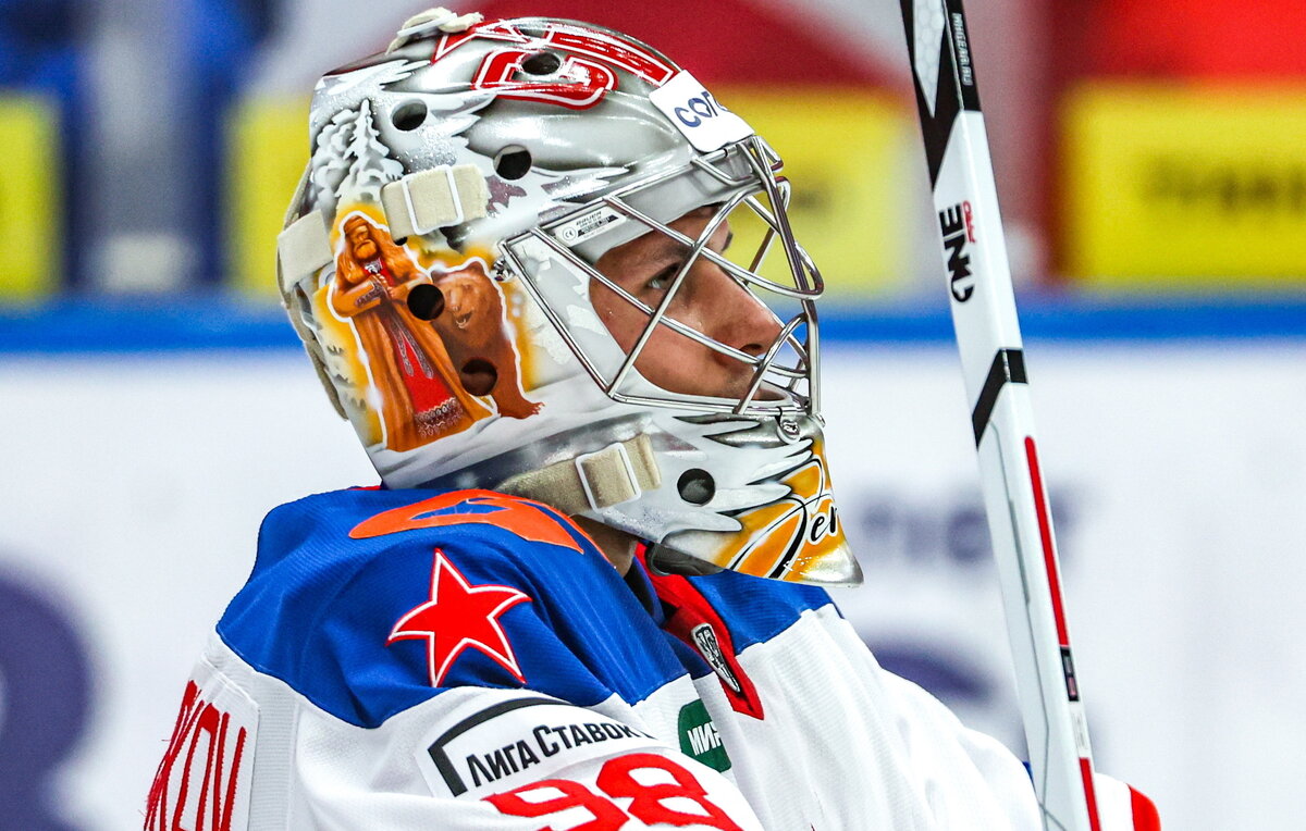    Вратарь СКА Никита Серебряков  Сергей Фадеичев/ТАСС