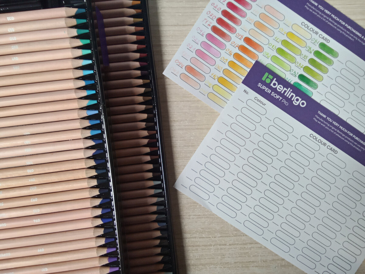 Карандаши Berlingo SUPER SOFT Pro 120 штук. Фото автора.