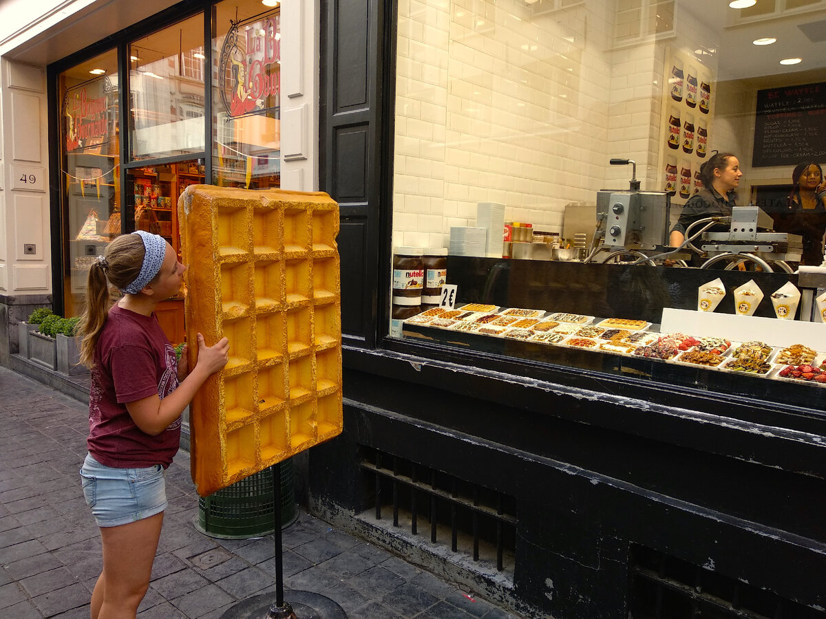 Везде вафли, г. Брюссель, Бельгия