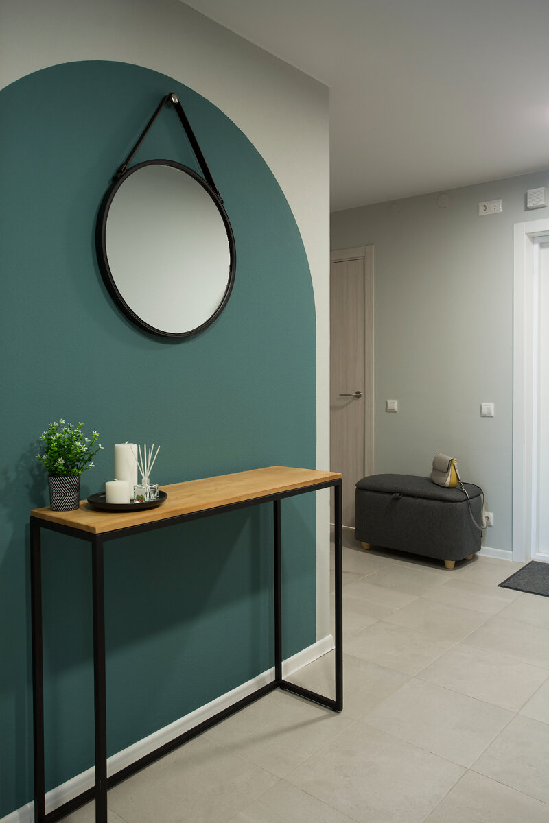 Покраска может быть полноценной или частичной. Мой проект в ЖК на Полярной улице.