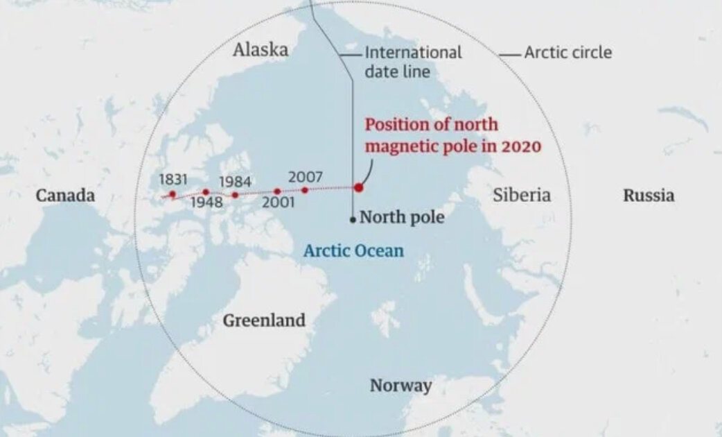 движение северного магнитного полюса земли 2021. магнитный полюс земли сегодня. магнитный полюс земли сегодня. движение магнитного полюса земли на карте за 10 лет. магнитный полюс земли сегодня.