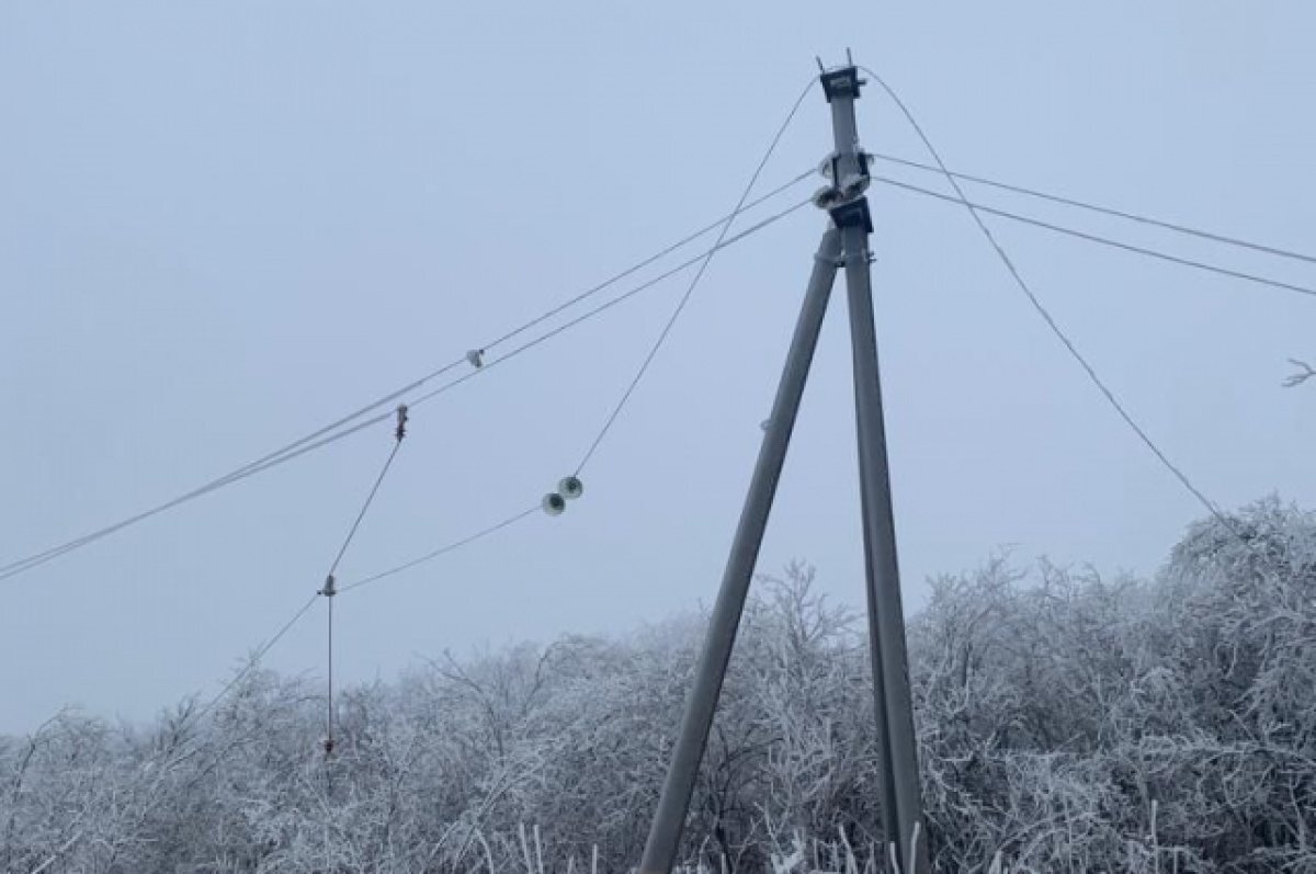    Часть Аксайского района из-за замерзших проводов остаётся без отопления