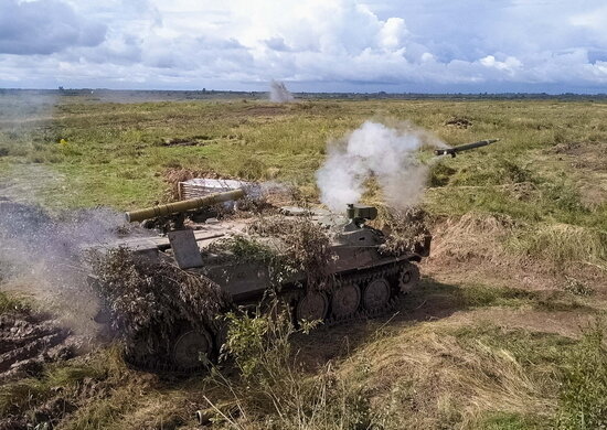     Самоходный ПТРК «Хризантема-С» на базе БМП-3 / Минобороны РФ