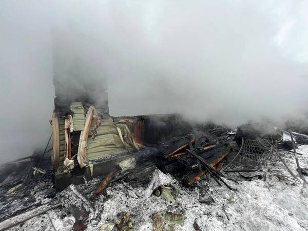    В Тейковском районе в горящем доме нашли тело мужчины