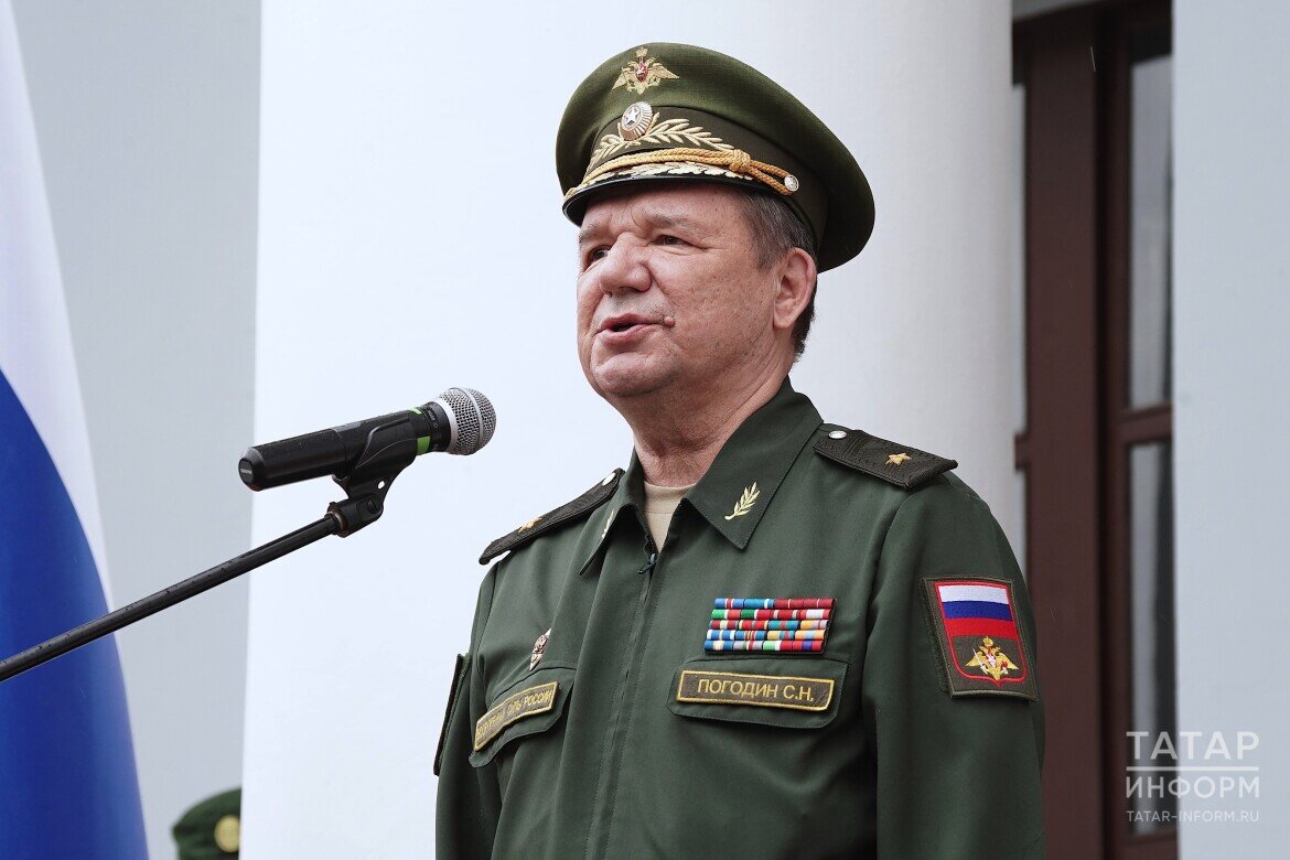 ​Сергей Погодин 17 лет пробыл на посту военного комиссара Республики Татарстан. Фото: © Абдул Фархан / «Татар-информ»