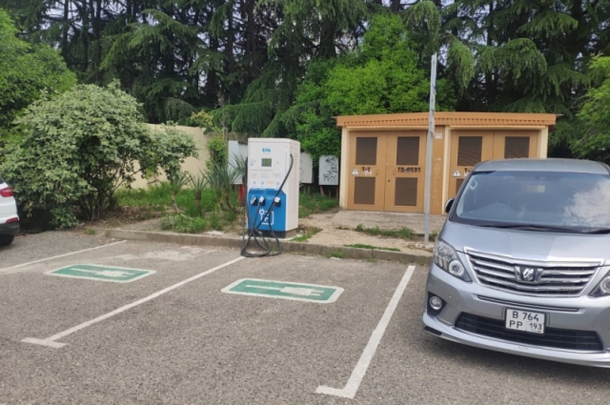    В Сочи за год удвоили число зарядок для электромобилей