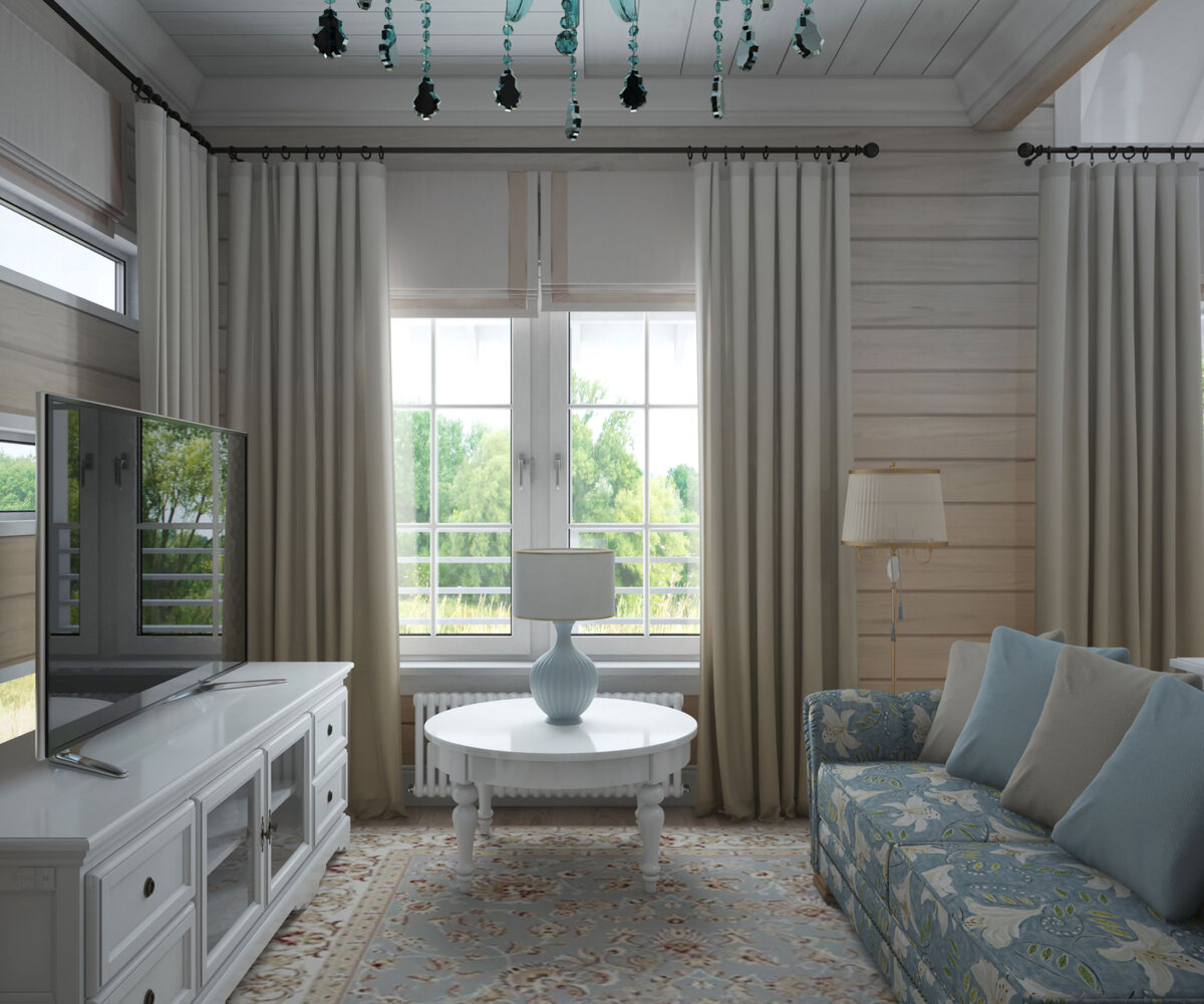 Внутренняя отделка имитацией бруса