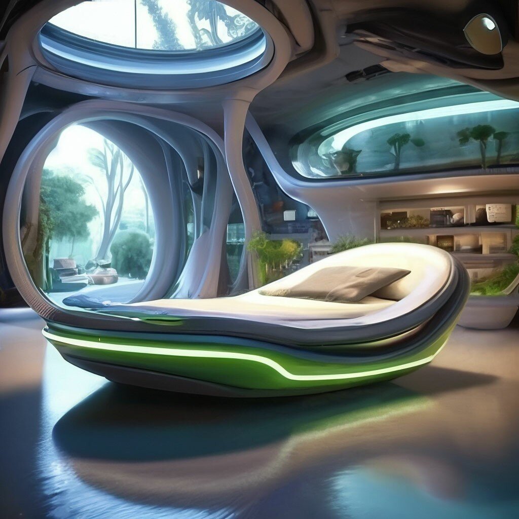 Парящая кровать-лодка-люлька