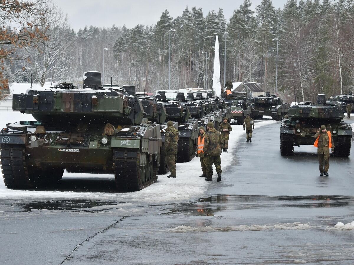    Немецкие танки Leopard 2© Фото : U.S. Army / Gertrud Zach