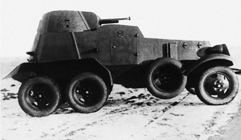 фото - М.Коломиец "Бронеавтомобили Сталина. «Золотой век» бронемашин"; опытный БА-9, 1936-й год