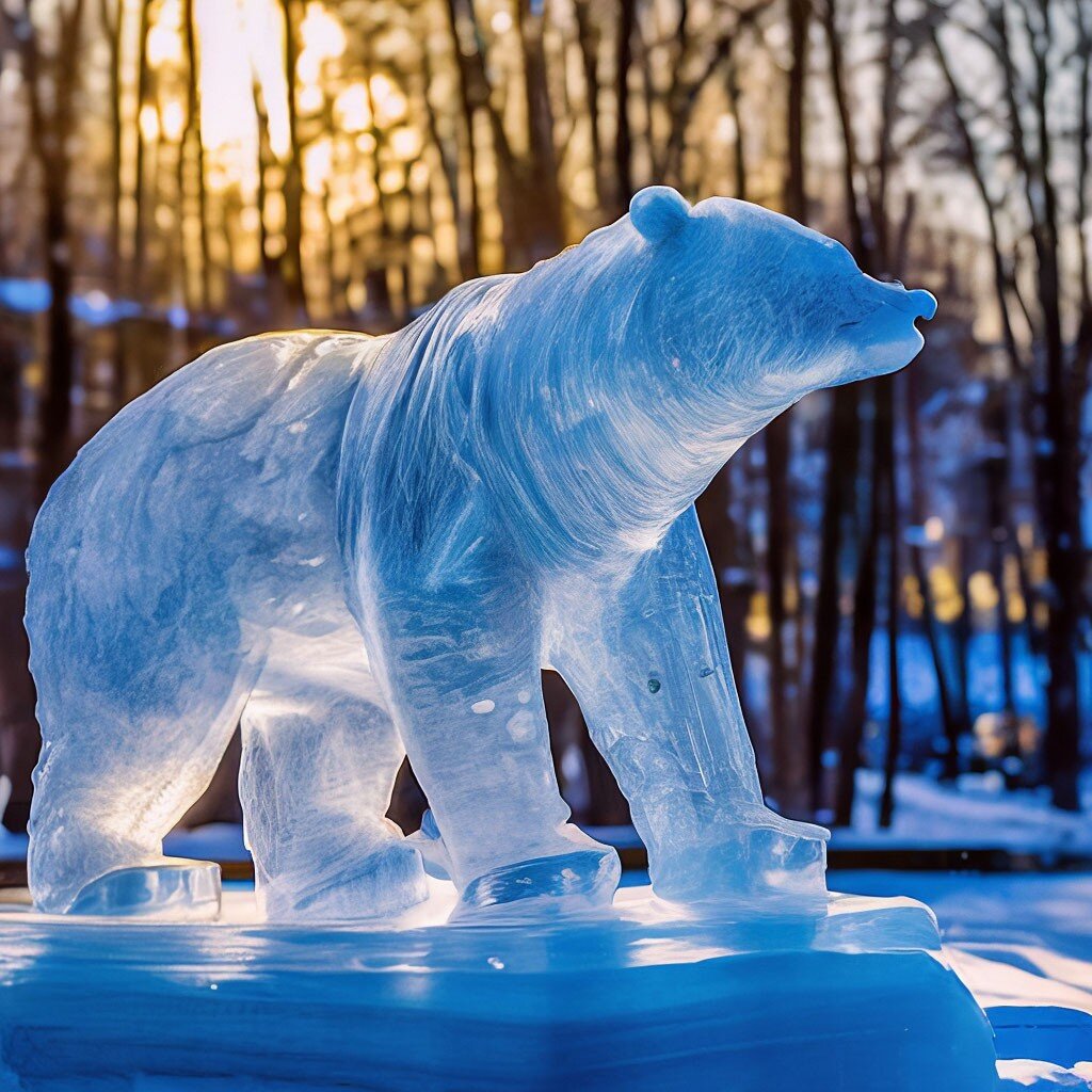Скульптуры из льда (53 фото)