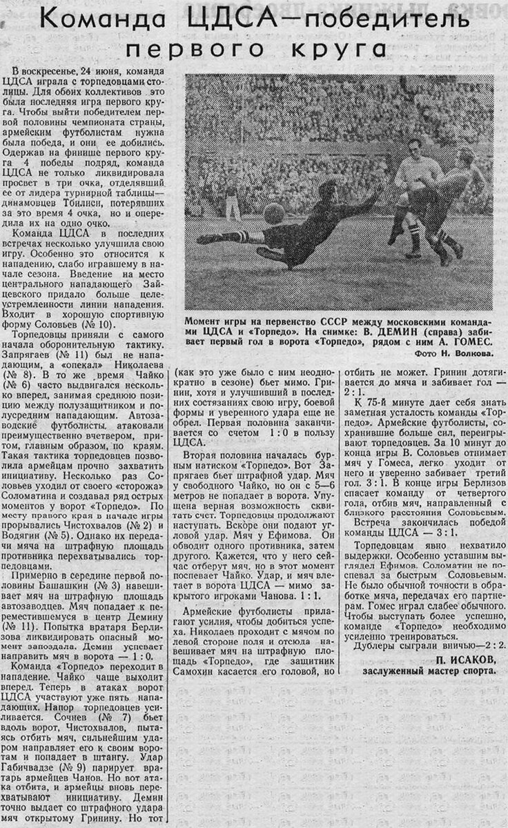 1951 год. Матч №282. ЦДСА (Москва) – «Торпедо» - 3:1 | ⚽ Ретро Футбол | Дзен