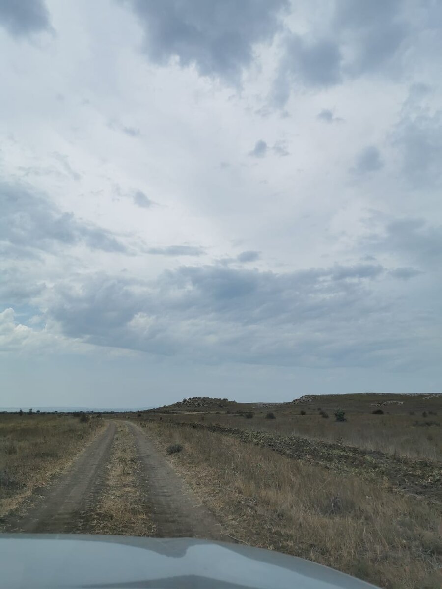 Проселочная дорога в степи.