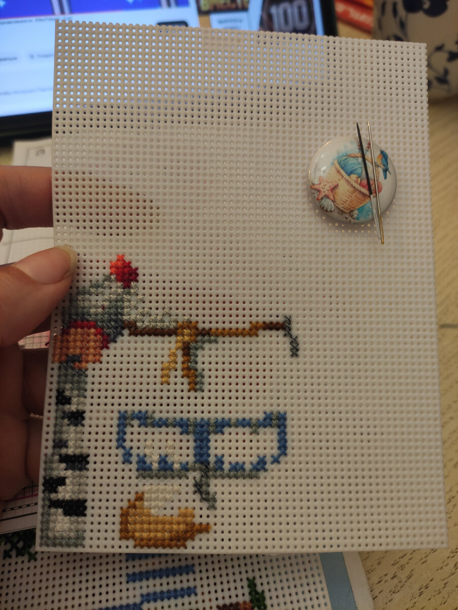 Дедушка вышивается по набору Жар Птица