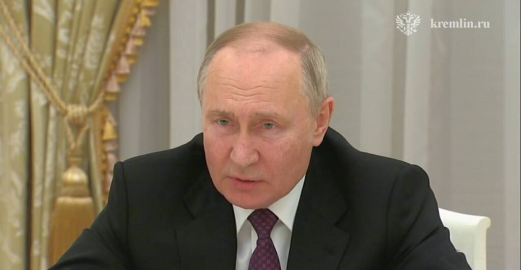    Президент России Владимир Путин. Фото: видео пресс-службы Кремля