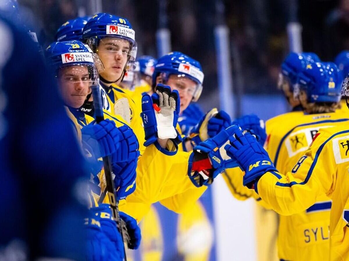    Сборная Швеции по хоккею с шайбой© Фото : Пресс-служба сборной Швеции