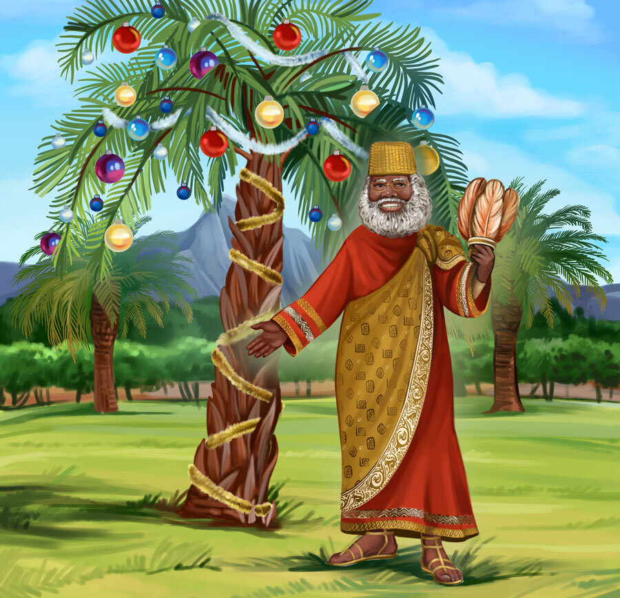 Как они там Новый год отмечают? У них же снега нет