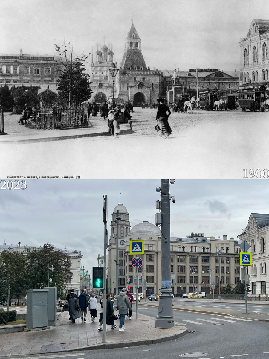 Москва тогда и сейчас. Путешествие в прошлое | Now&Then Russia | Дзен