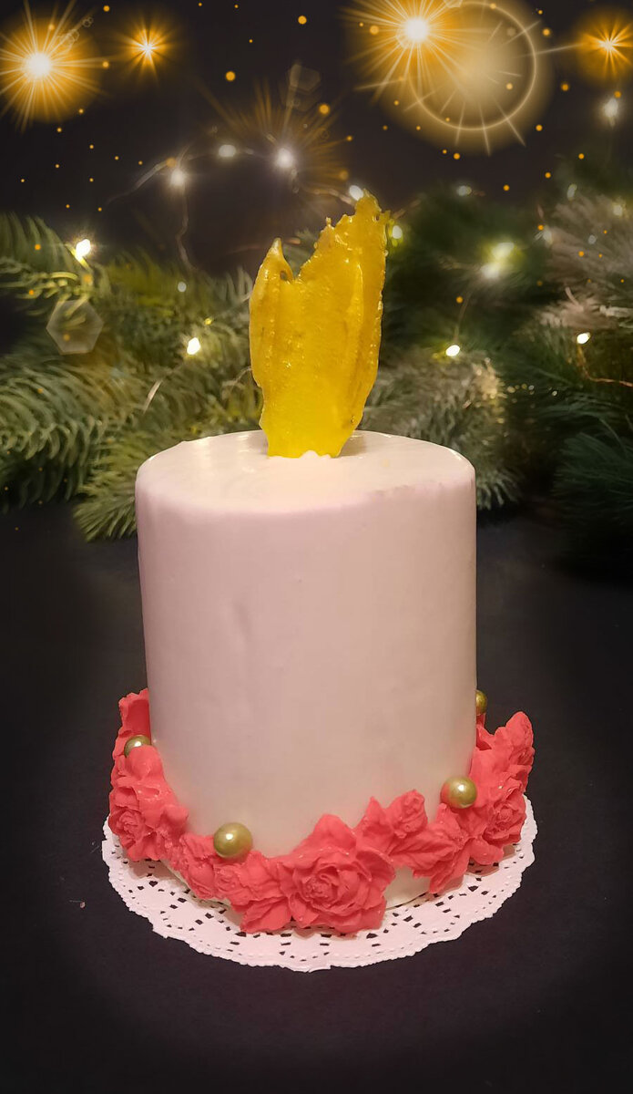 Торт «Рождественская свеча», пошаговый рецепт на ккал, фото, ингредиенты - daiquiri