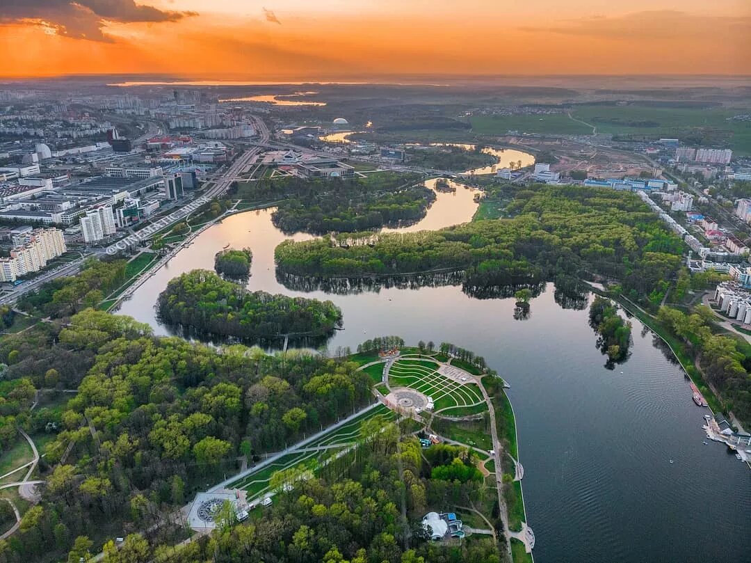 Парк победы в минске адрес карта