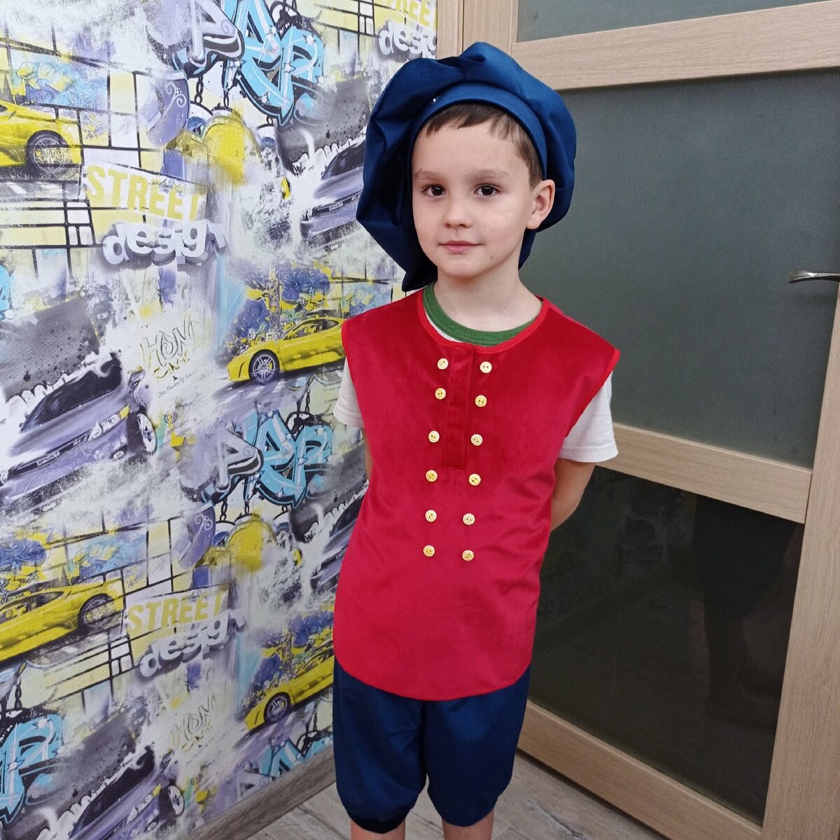 Костюм Кая для сказки "Снежная королева"