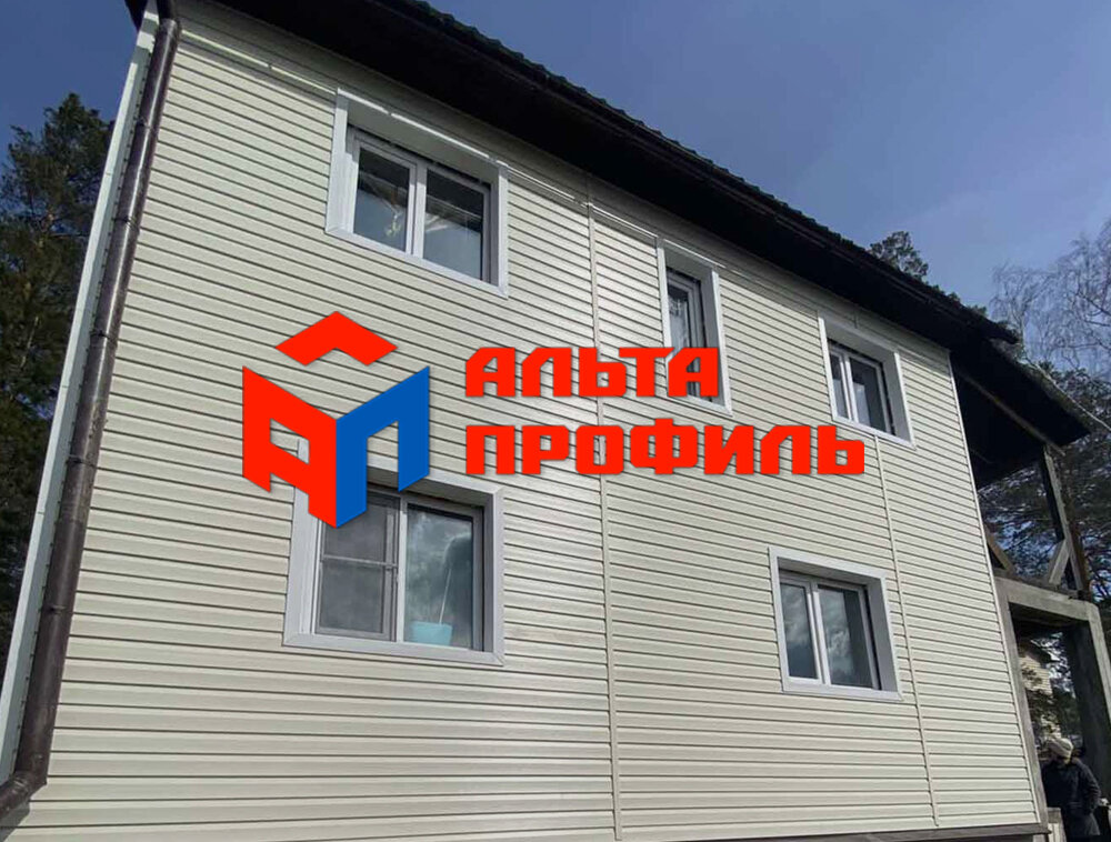 Сайдинг АЛЬТА КЛАССИКА, Кремовый Источник фото: сообщество ВКонтакте "Новый Дом Кровля, Фасады, Строительство"