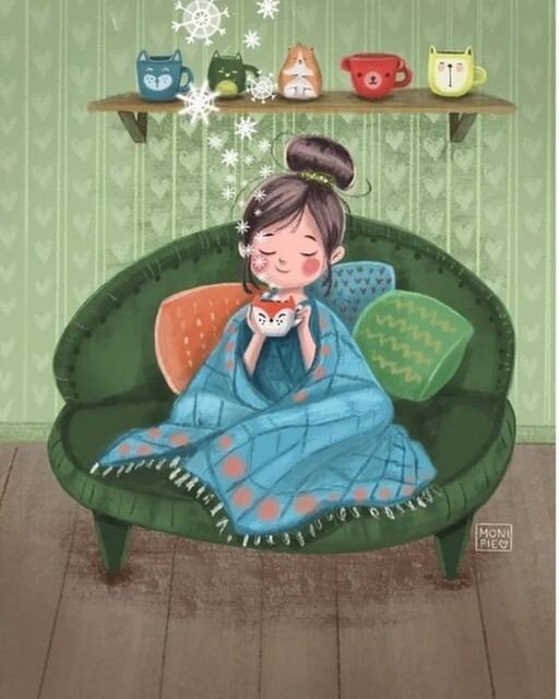 На расслабоне...