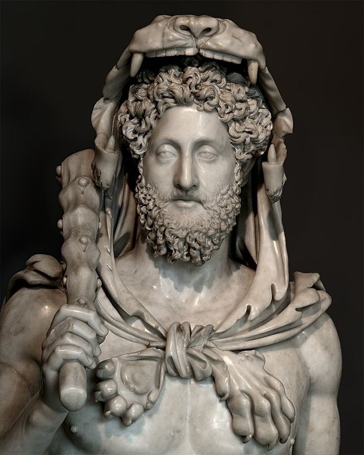 Император Коммод в образе Геркулеса