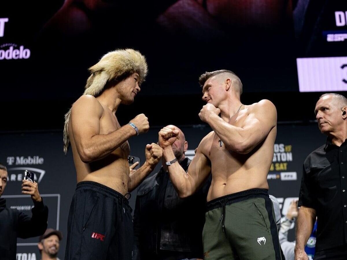    Стердаун Шавката Рахмонова и Стивена Томпсона© UFC