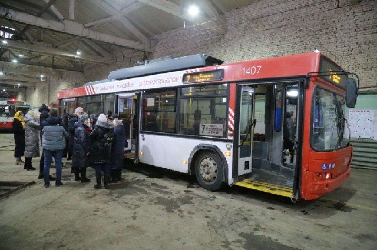    19 низкопольных троллейбусов прибудут в Ижевск в 2024 году