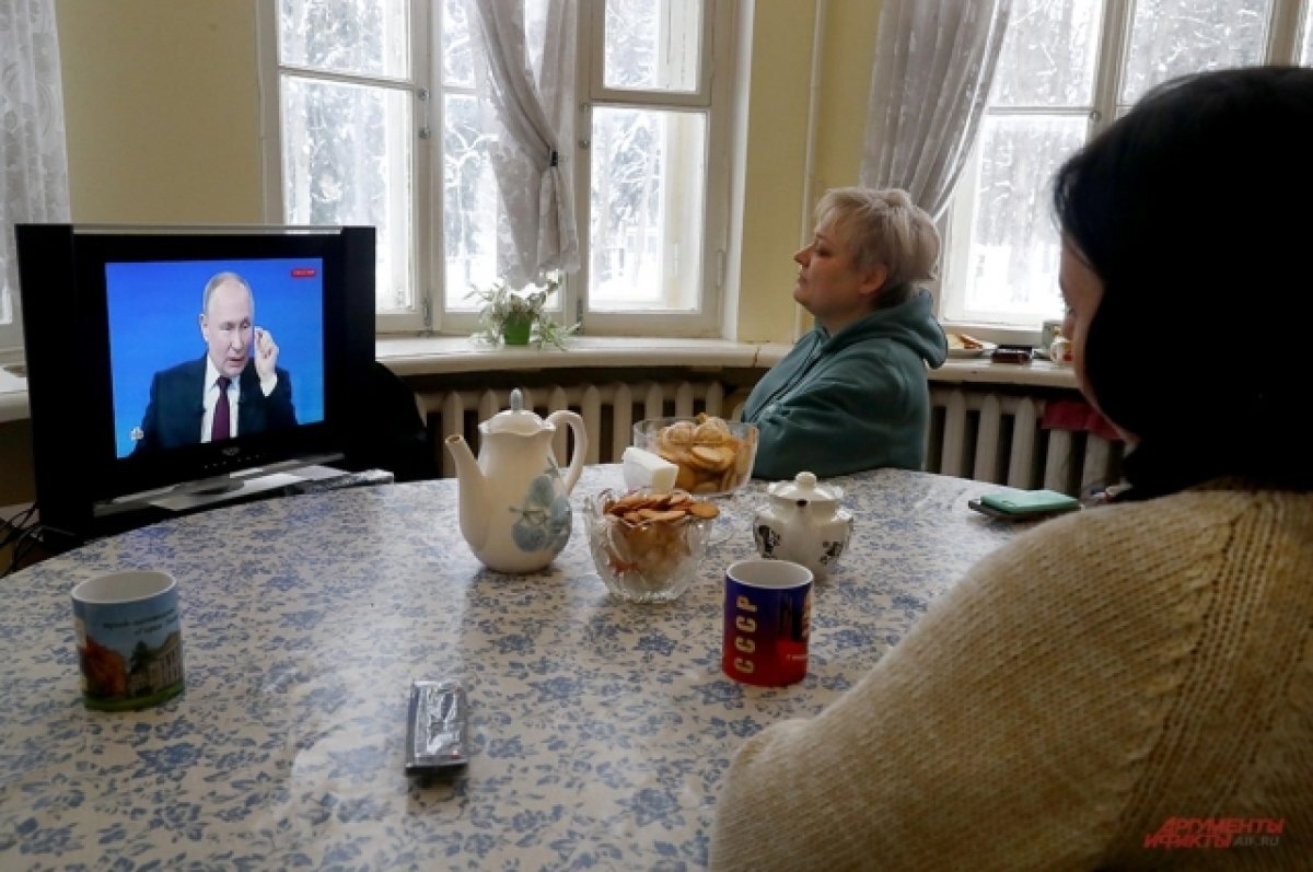    Прямая линия с Владимиром Путиным состоялась 14 декабря.